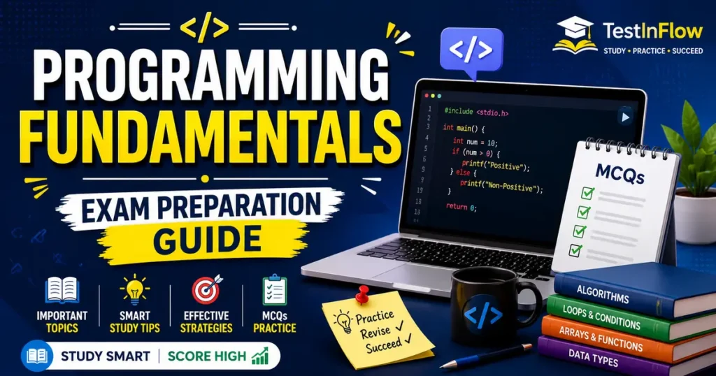 Programming Fundamentals Exam Preparation Guide with MCQs and Important Topics